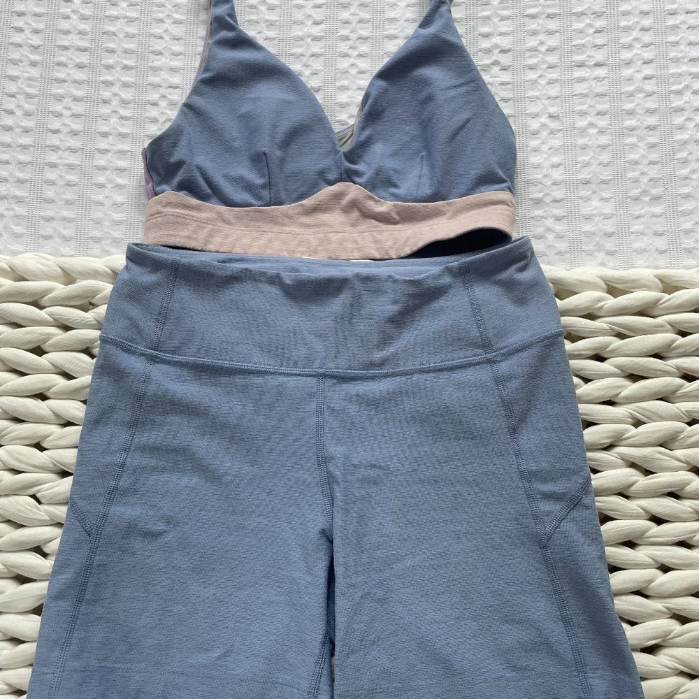 Outdoor Voices Biker Top and Shorts Set